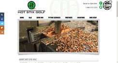 Desktop Screenshot of hotstixgolf.com